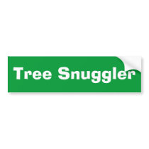 Tree Snuggler Bumper Stickers