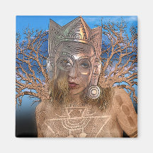 tree spirit by gregory gallo magnet