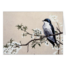 Tree swallow card