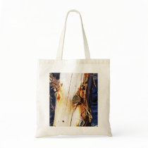 Tree Trunk with Knots Tote Bag