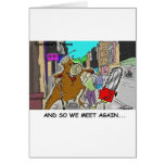 Tree Vs Chain Saw Funny Rick London Gifts Card