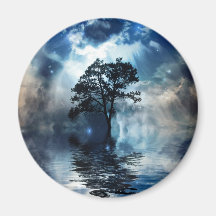 Tree & Water Fridge Magnets