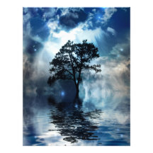 Tree & Water Letterhead Template