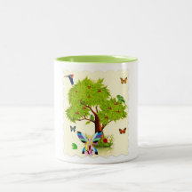 Tree With Birds Mug