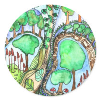 Treearium Round Sticker