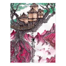 Treehouse Postcard
