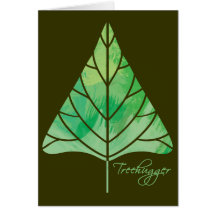 Treehugger Greeting Card