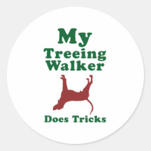 Treeing Walker Coonhound Round Sticker