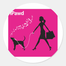 Treeing Walker Coonhound Round Sticker