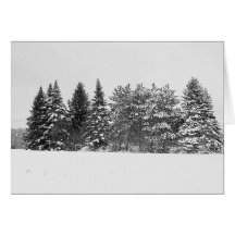 Treeline Greeting Card