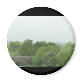 Trees and Bridge in England Magnet