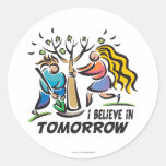 Trees for Tomorrow Round Sticker