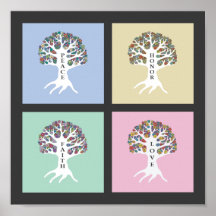 Trees Four Posters