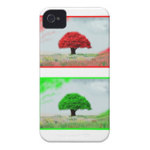 Trees in colour iPhone 4 Case-Mate cases
