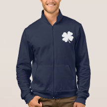 Trèfle vert de l'Irlande de Jour de la Saint Patri Vestes Imprimées