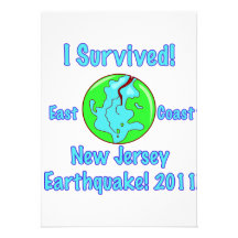 Tremblement de terre de New Jersey de 2011 Faire-parts