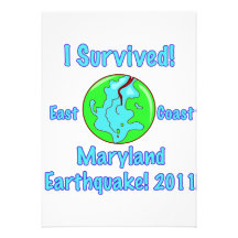 Tremblement de terre du Maryland de 2011 Invitation