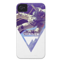 Trendium Authentic Astronaut in Inverted Triangle iPhone 4 Cases