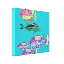 Trendsetters - The Moustache Crew Gallery Wrap Canvas