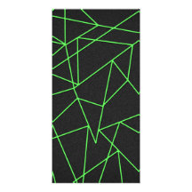 Trendy Abstract Shattered Art Photo Cards