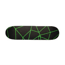 Trendy Abstract Shattered Art Skate Boards