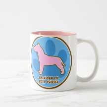 Trendy American Pit Bull Terrier Coffee Mug