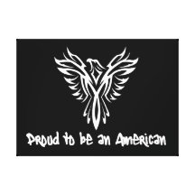 Trendy American Pride Gallery Wrapped Canvas