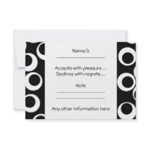 Trendy black and white retro design. announcement
