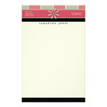 Trendy Bliss Blushing Pink Customized Stationery