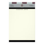 Trendy Bliss Lavender Blue Customized Stationery