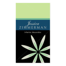 Trendy Bliss Seafoam Business Card