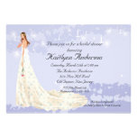 Trendy Bride Bridal Shower Lavender Invitation