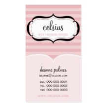 TRENDY BUSINESS CARD :: chic boutique 2P