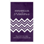 Trendy Chevron Business Cards
