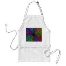 Trendy Colorful Glitter Explosion Apron