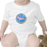 Trendy Dachshund Baby Creeper