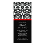 Trendy Damask Sweet Sixteen Birthday Invitation