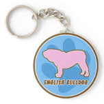 Trendy English Bulldog Keychains
