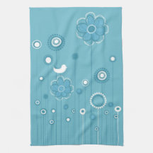 Trendy Floral Hand Towel