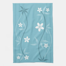 Trendy Floral Kitchen Towels