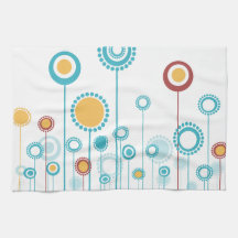 Trendy Floral Hand Towel