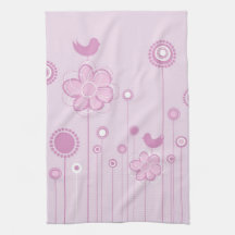 Trendy Floral Towel