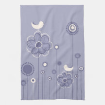 Trendy Floral Kitchen Towel