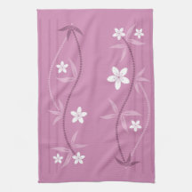 Trendy Floral Hand Towels