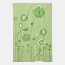 Trendy Floral Towel