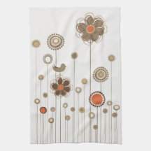 Trendy Floral Towel