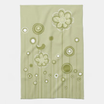 Trendy Floral Towel