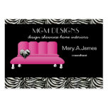 trendy interior decorator Business Cards