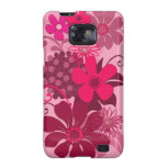 Trendy retro flowers and Swirls Samsung Galaxy S2 Case
