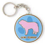 Trendy Saint Bernard Keychains